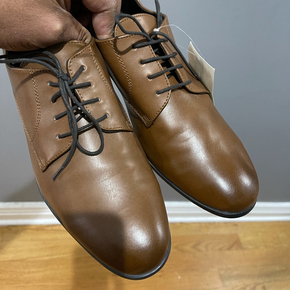 H&M Dress shoe derby Brown Sz 10 (43) - Picture 1 of 14